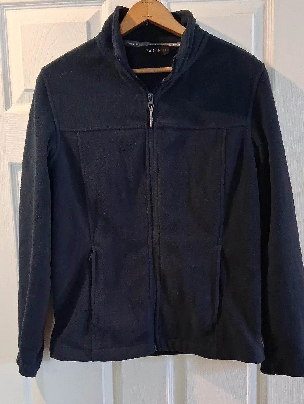 Swiss Alps Navy Full-Zip Fleece Jacket